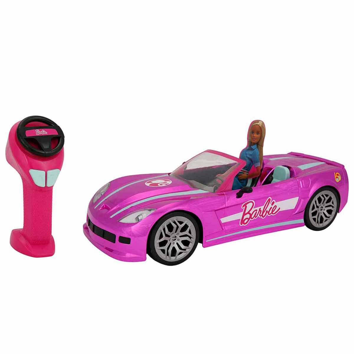 Barbie 42 cm Uzaktan Kumandalı Rüya Arabası – Işıklı 2.4 GHz