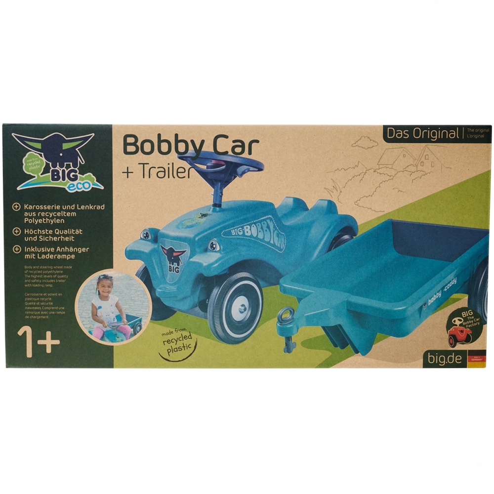 BIG Bobby Car Classic Eco 2.0 ve Römork Bin Git Araba