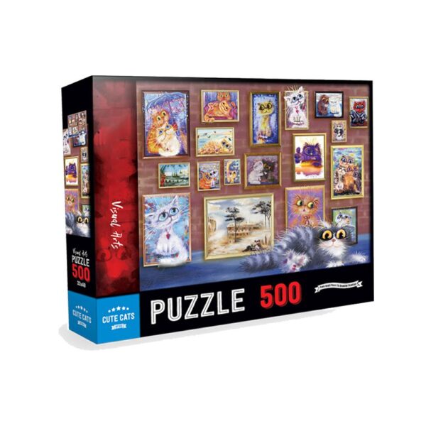 Cute Cats Kediler Puzzle Yapboz - 500 Parça