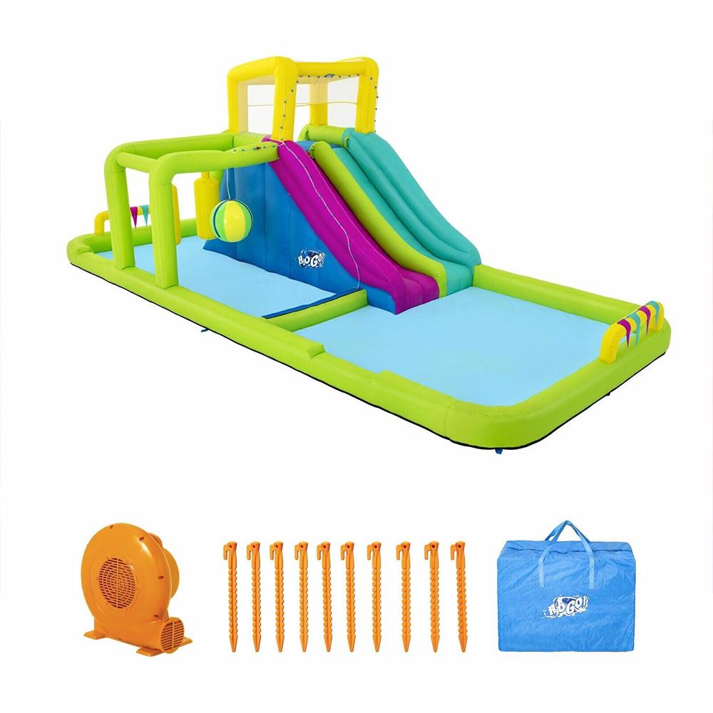 Mega Su Parkı Bestway Bouncy Castles Pool Çocuk Oyun Parkı ve Havuzu 701 x 301 x 265 cm.
