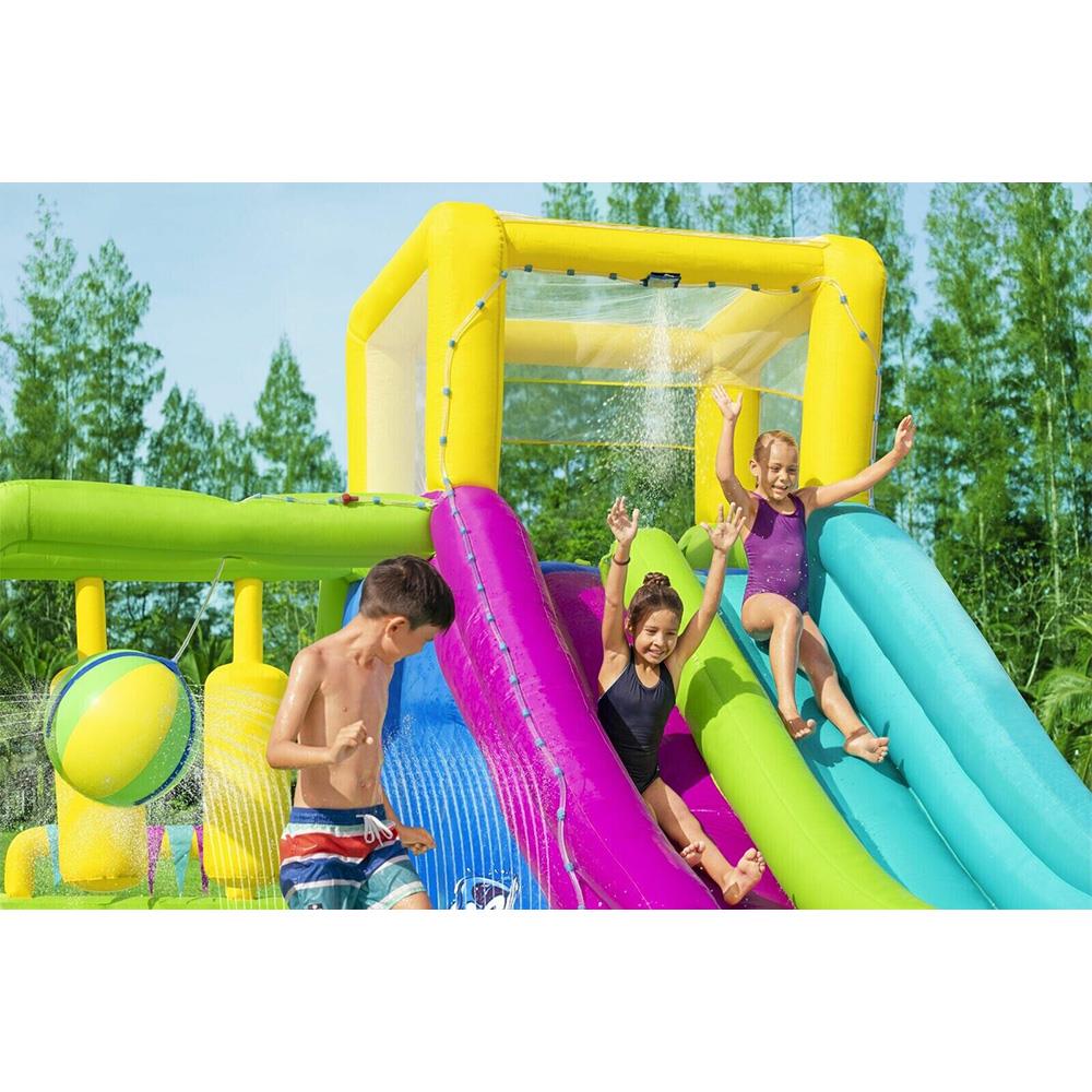 Mega Su Parkı Bestway Bouncy Castles Pool Çocuk Oyun Parkı ve Havuzu 701 x 301 x 265 cm.