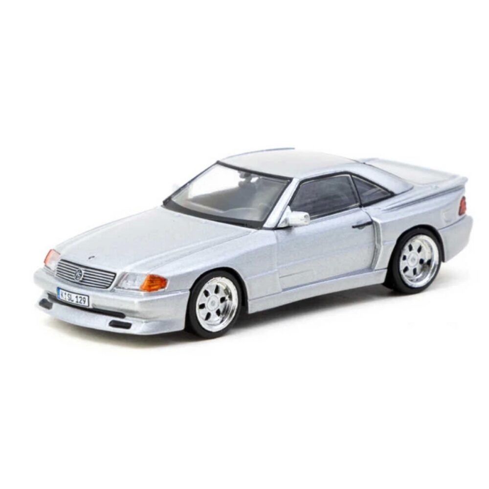 Tarmac Works 1/64 Mercedes-Benz SL 500 Koenig Specials Silver - GLOBAL64