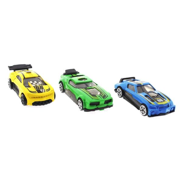 Die Cast Metal Yarış Arabası - 3 Parça