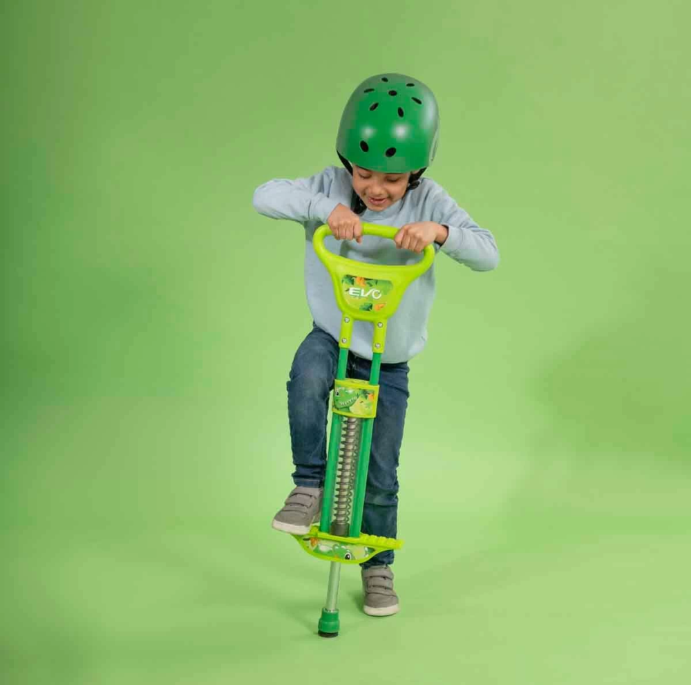 Evo Işıklı Dinozor Desenli Pogo Stick