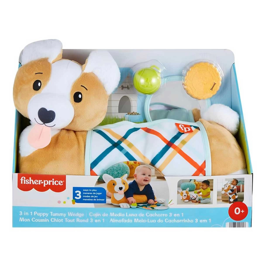 Fisher-Price 3'ü 1 Arada Köpekçik Uzanma Yastığı HJW10