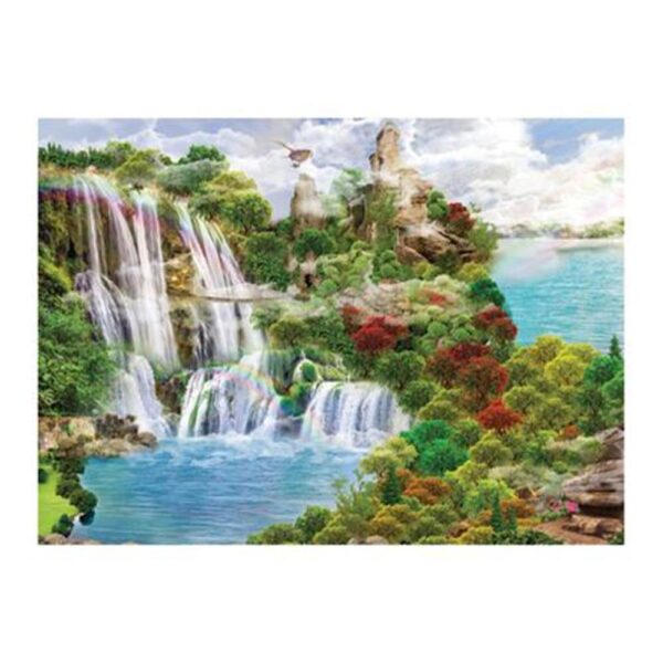 Forest and Waterfall Puzzle Yapboz - 1000 Parça