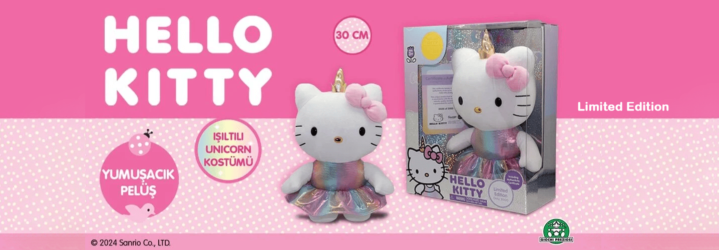 Hello Kitty Yumuşak Peluş Sınırlı Sayıda Üretim Oyuncakmatik.com'da!