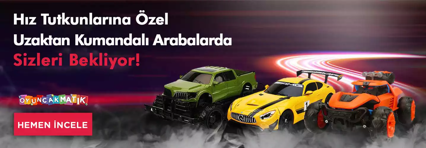 Hız tutkunlarına özel uzaktan kumandalı arabalar oyuncakmatik toys'da! Hız tutkunlarına özel uzaktan kumandalı arabalar oyuncakmatik toys'da!
