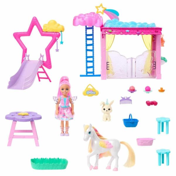 Barbie A Touch Of Magic Chelsea ve Pegasus Oyun Seti