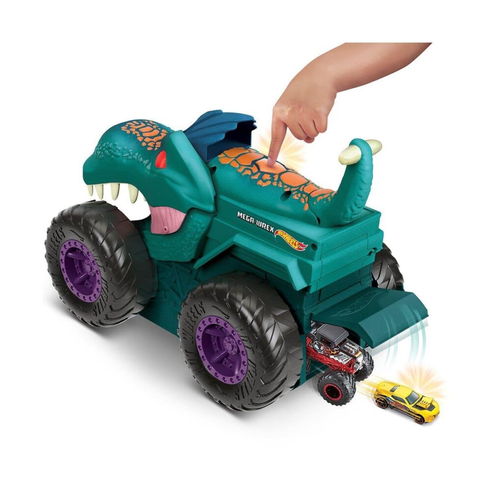 Hot Wheels Mega Wrex Araba Yiyen Monster Trucks Oyun Seti