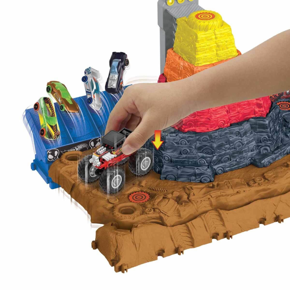 Hot Wheels Monster Trucks Muhteşem Çarpışma Arenası Oyun Seti HNB96