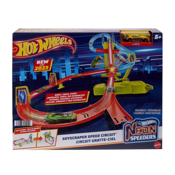 Hot Wheels Neon Yarışlar Çoklu Yarış Heyecanı Pist Seti