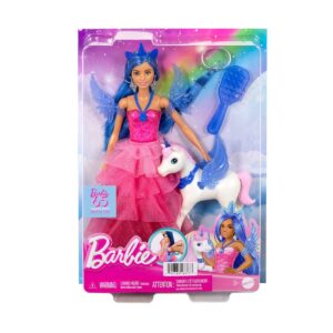 Barbie Mavi Saçlı Prenses Bebek