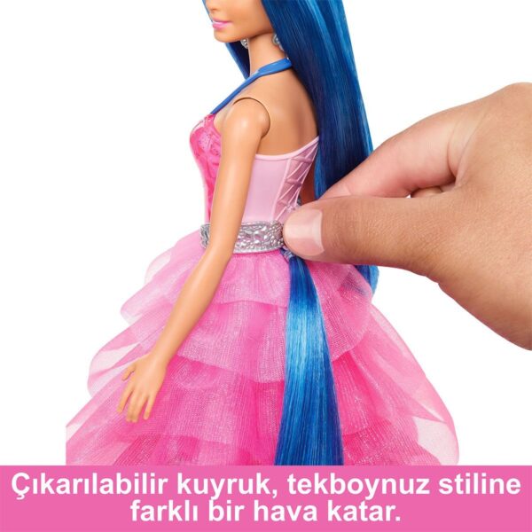 Barbie Mavi Saçlı Prenses Bebek