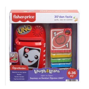 Fisher Price Sesli ve Işıklı Eğlen ve Öğren Saymayı ve Renkleri Öğreten UNO