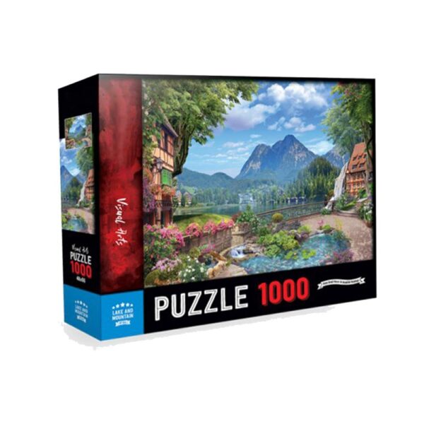 Lake and Mountain Puzzle Yapboz - 1000 Parça