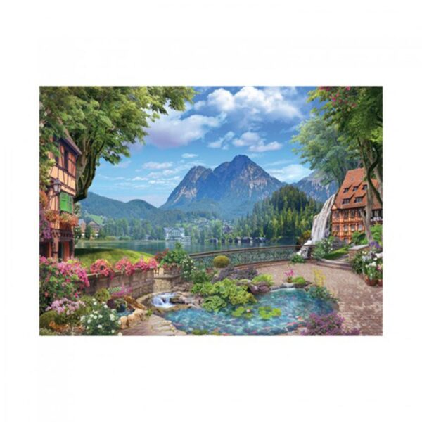 Lake and Mountain Puzzle Yapboz - 1000 Parça