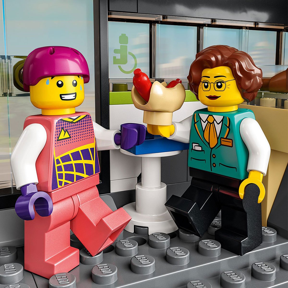 Lego City Express Passenger Train Yaratıcı Yapı Blok Seti 764 Pcs