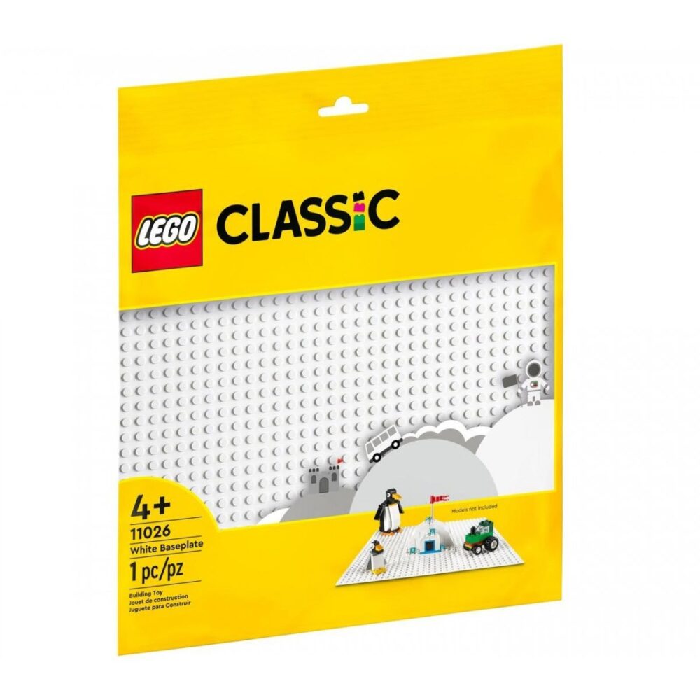 Lego Classic Beyaz Alt Taban - Tek Parça