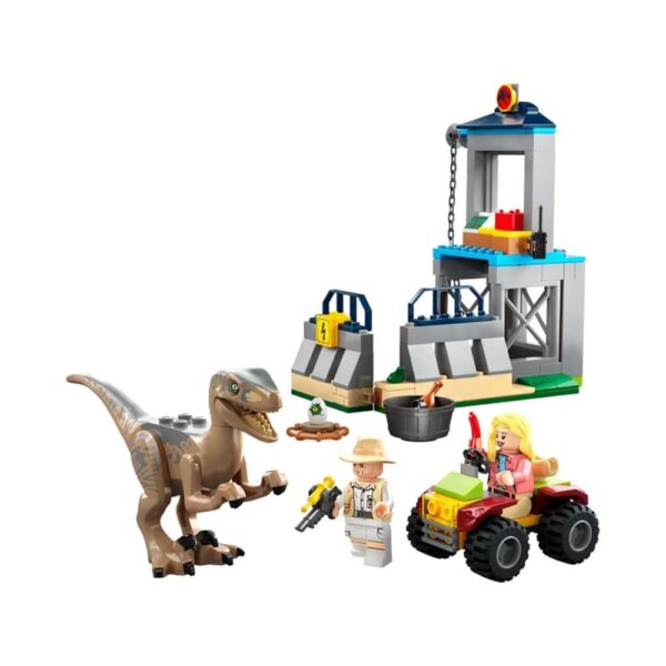 Lego Jurassic World Velociraptor Kaçış Lego Seti - 137 Parça