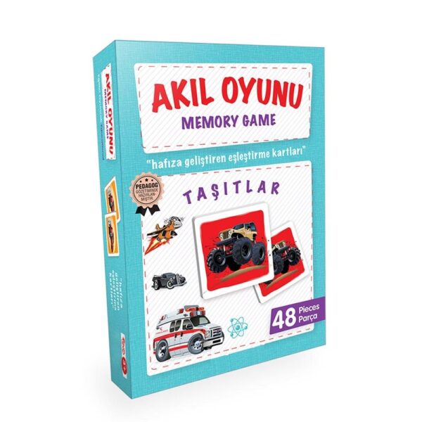 Memory Game Taşıtlar Hafıza Eğitici Set