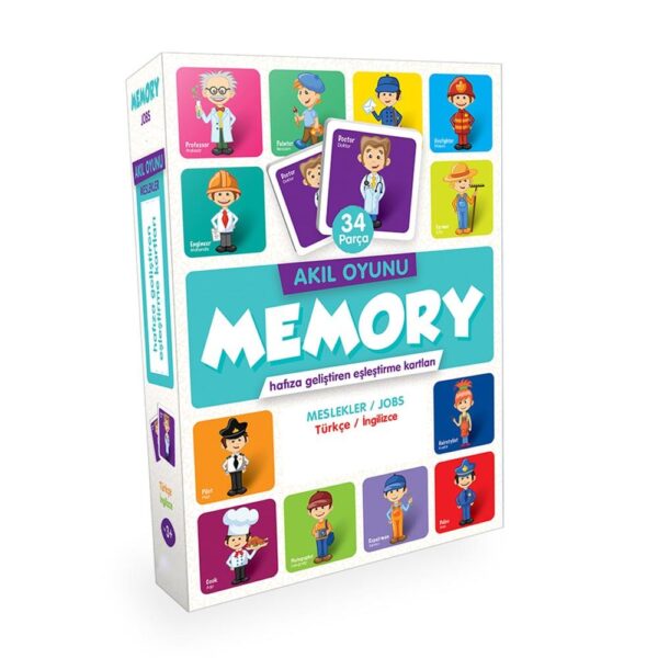 Memory Meslekler Hafıza Kartları Eğitici Set