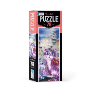 Mom Cat Puzzle Yapboz - 78 Parça