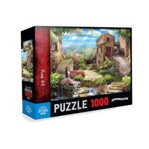 Old House Flowers Puzzle Yapboz - 1000 Parça