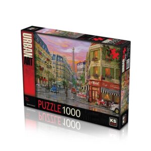 Paris Rue Caddesi Puzzle & Yapboz -1000 Parça