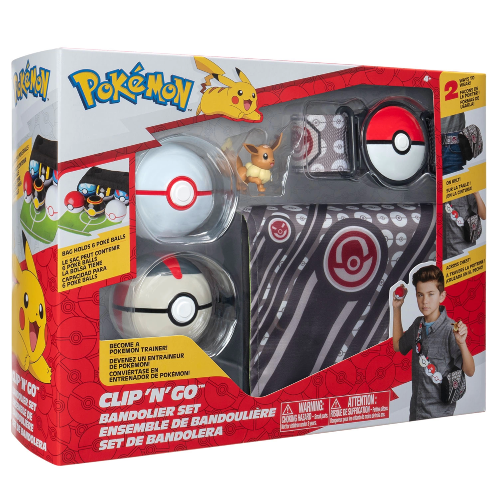 Pokemon Clip 'N' Go Bandolier Büyük Set