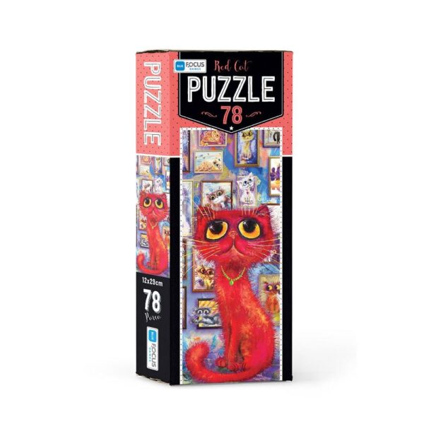 Red Cat Puzzle Yapboz - 78 Parça