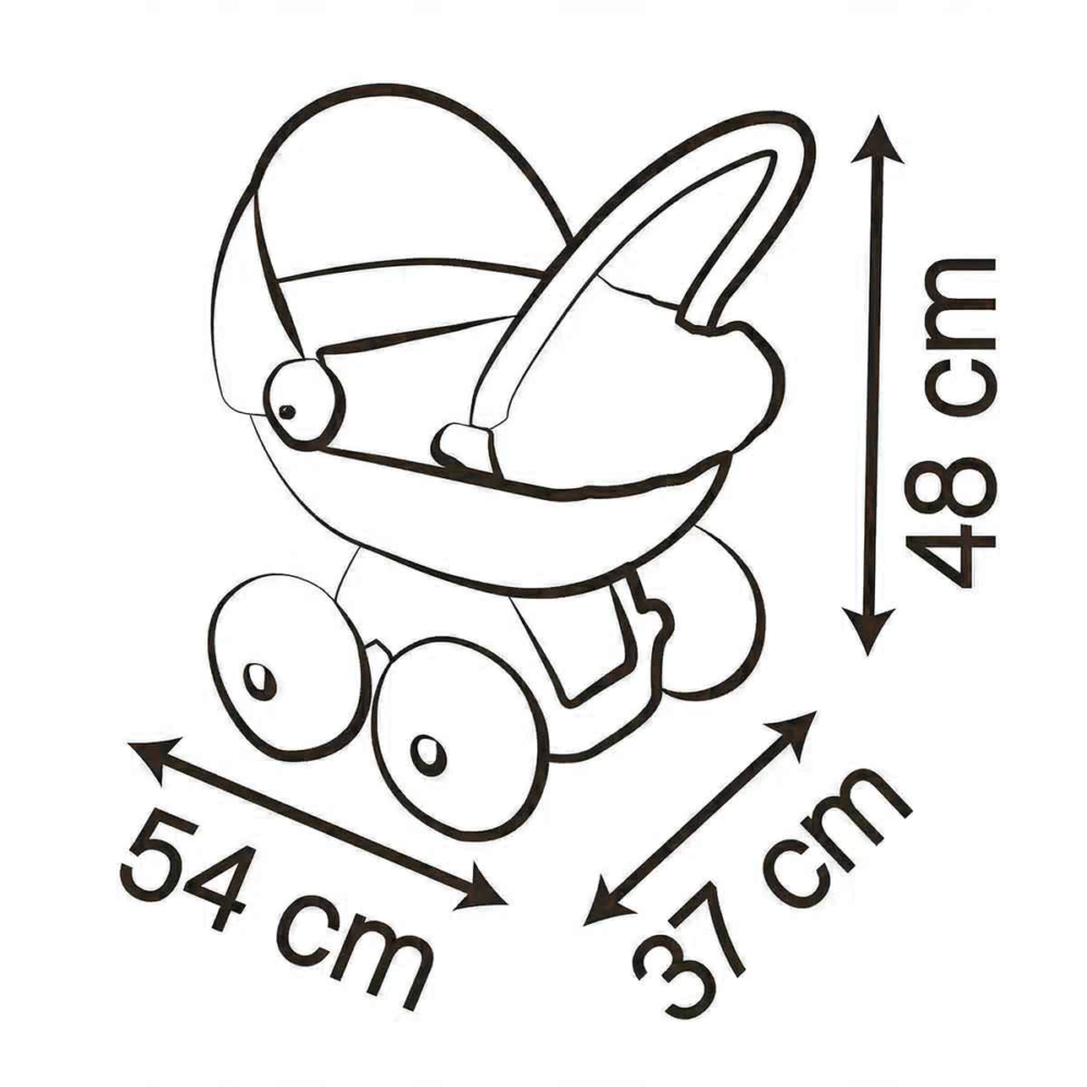 Smoby Baby Nurse Pram Oyuncak Bebek Arabası 7600220377