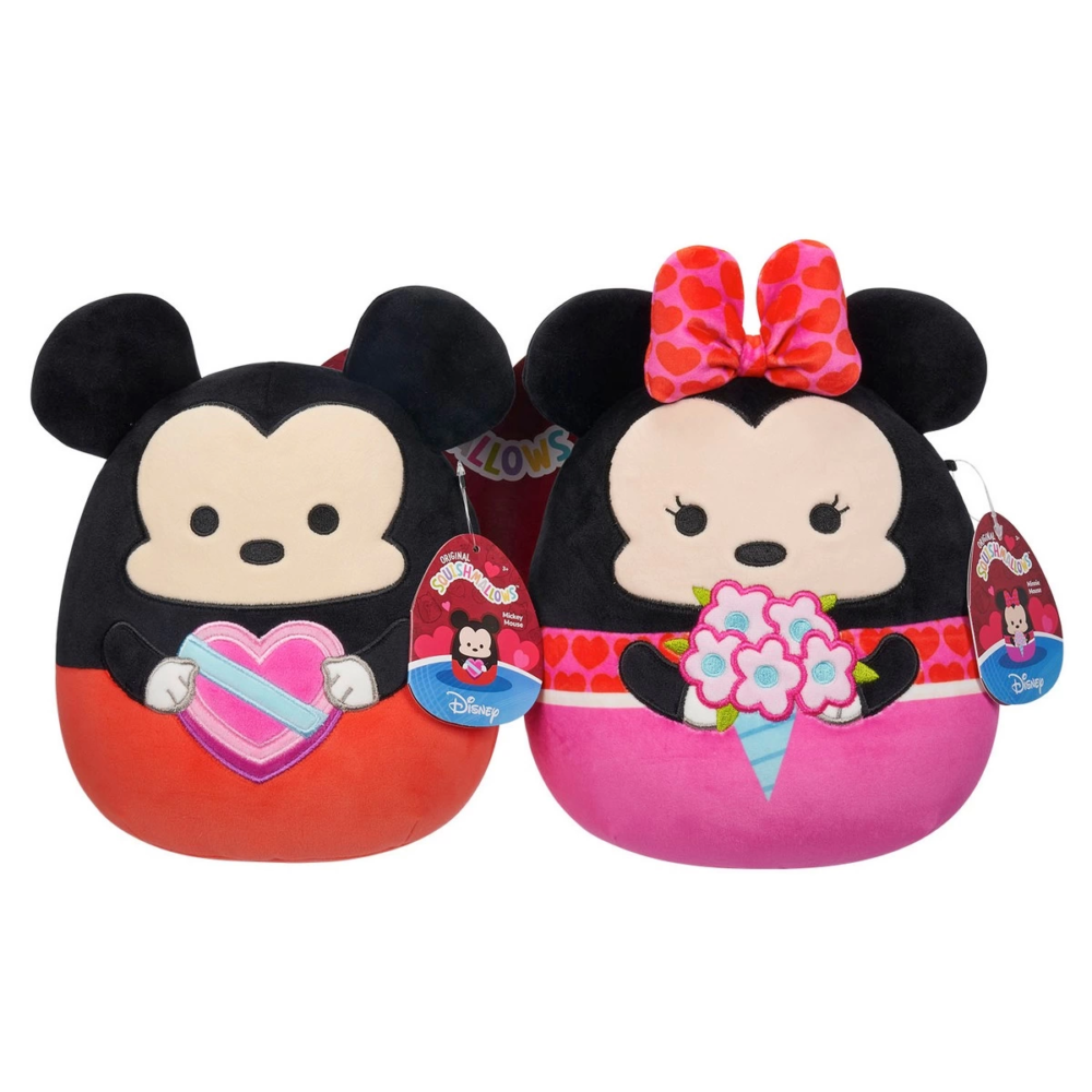 Squishmallows Disney Mickey ve Minnie 2'li 20 cm