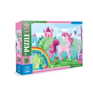 Unicorn Boynuzlu At Çocuk Puzzle - 150 Parça