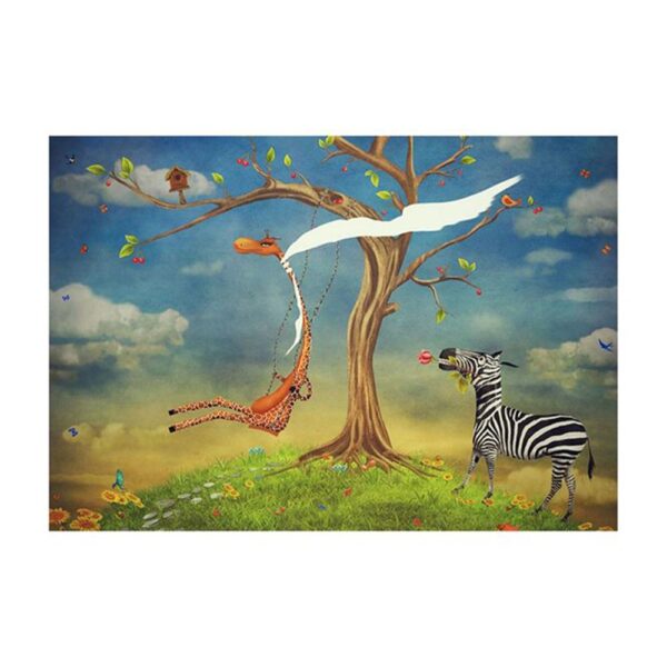 Zebra Love Giraffe Puzzle Yapboz - 500 Parça